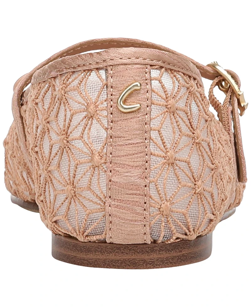 Circus Ny by Sam Edelman Women's Sofie Mesh Mary-Jane Ballet Flats