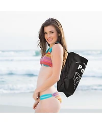 Sugift - Giant Yard Pong Game Set with Buckets, Balls & Carry Bag