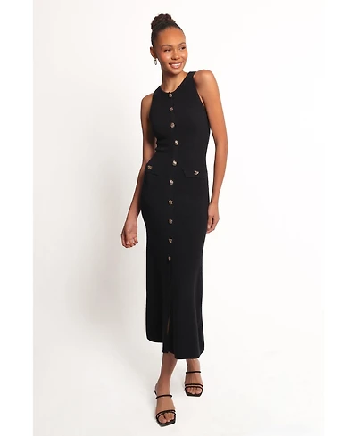 Petal and Pup Women's Aspen Button Up Knit Dress