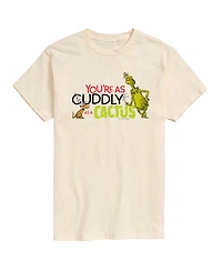 Airwaves Men's The Grinch Cuddly As A Cactus Graphic Short-Sleeve T-Shirt
