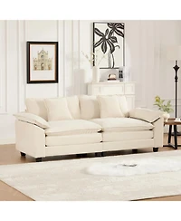 Streamdale Furniture Cloud Couch: Ultimate Comfort Chenille Sofa with Ergonomic Support