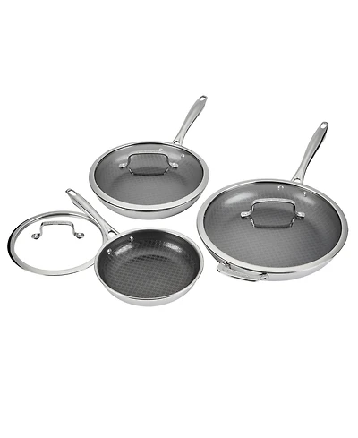 Cuisinart FusionElite Plus Nonstick Tri-Ply Stainless Steel 6-Pc. Skillet Set