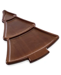 Toscana Christmas Tree Serving Tray with Gourmet Gift Pack, 3-Piece