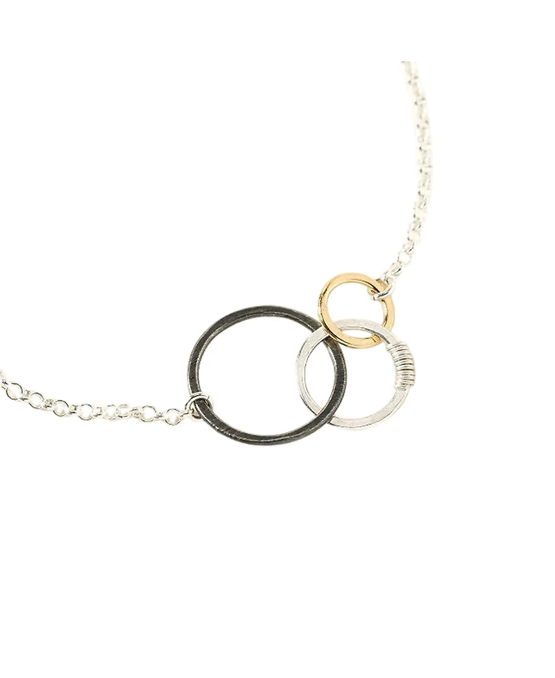 Uncommon Goods Past Present Future Sterling Silver Bracelet