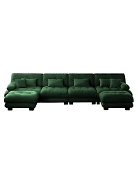 Streamdale Furniture Streamdale Free Combination Modular Sectional Sofa, U Shaped Couch, 4-Seater Comfy Cloud Couch
