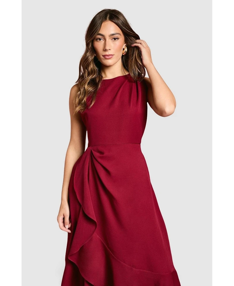 Coast Women's Waterfall Crepe Midi Dress