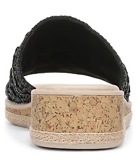 LifeStride Women's Breezy Washable Slide Wedge Sandals