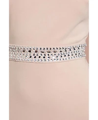 Coast Women's Embellished Waist Ponte Midi Dress