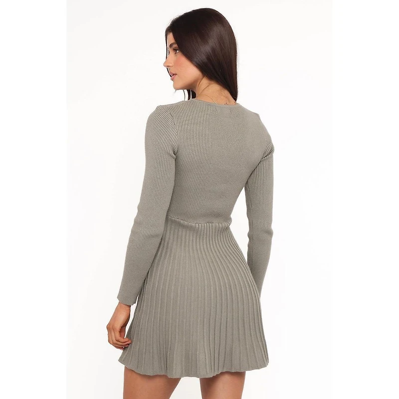 Petal and Pup Women's Darlina Long Sleeve Mini Dress - Olive Xs/S