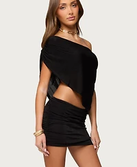 Edikted Women's Fiora One Shoulder Cutout Mini Dress