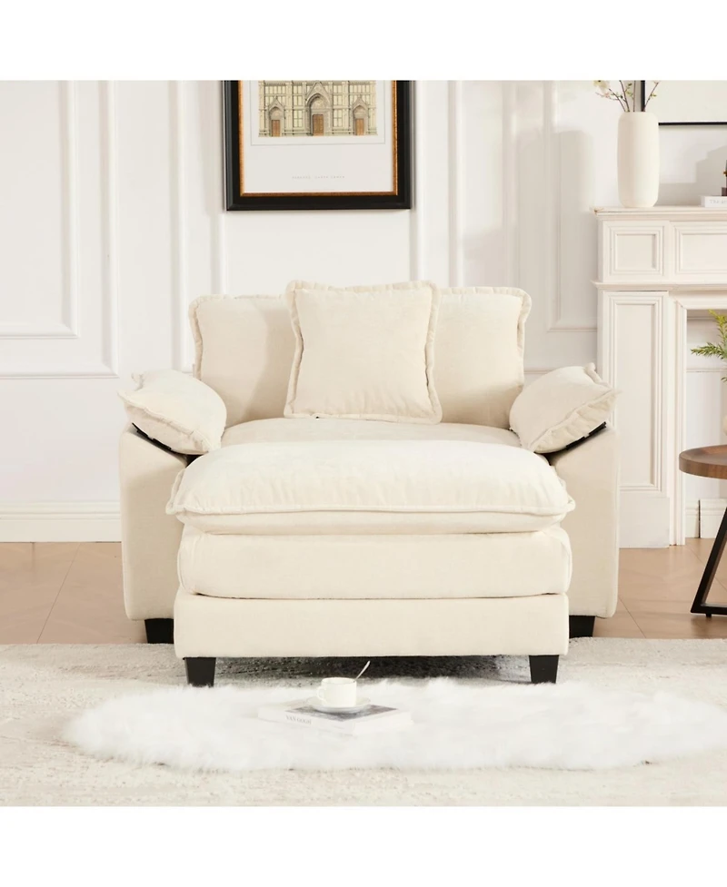 Streamdale Furniture Cloud Couch: Ultimate Comfort Chenille Sofa