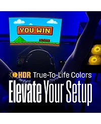 Westinghouse 34" Curved Ultrawide White Gaming Monitor, 180Hz, Amd FreeSync, Low Motion Blur, 1500R, 3440x1440, 2x Dp & 2x Hdmi, Built-in Speakers