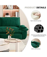 Streamdale Furniture Streamdale 73.2" Queen Pull Out Sofa Bed, 3-in-1 Convertible Sleeper Sofa,