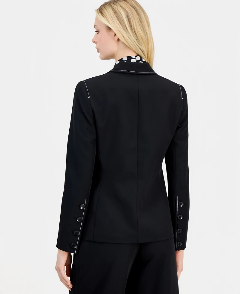 Tahari Asl Petite One-Button Blazer