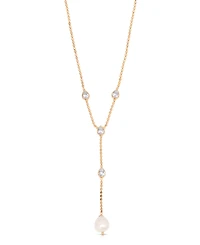 Ettika Dripping Crystal Lariat Necklaces