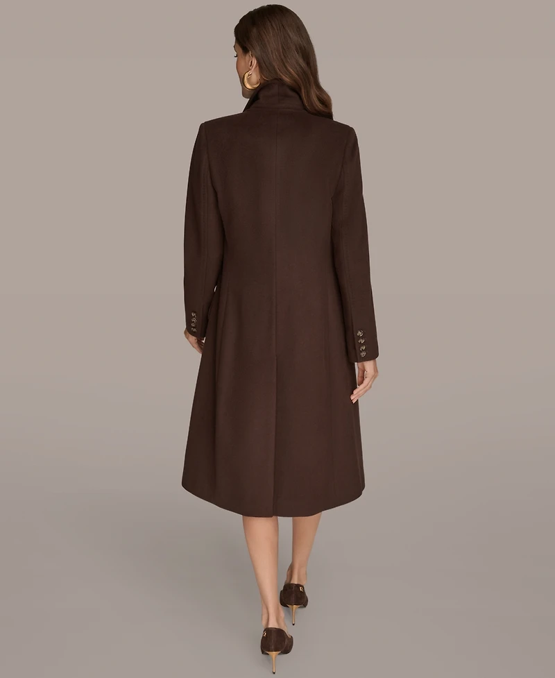 Donna Karan New York Women's Double-Breasted Reefer Coat