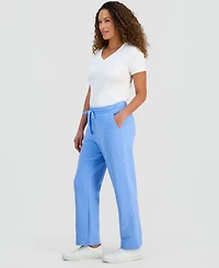 Style & Co Petite Ottoman-Stitched Drawstring Pants, Macy's Exclusive