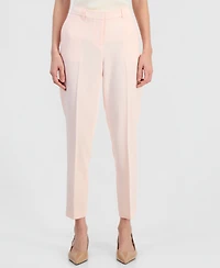 Tahari Asl Women's Mid-Rise Straight-Leg Ankle Pants