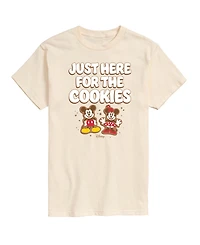 Airwaves Men's Disney Just Here For The Cookies Short-Sleeve Graphic T-Shirt