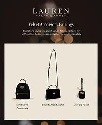 Lauren Ralph Lauren Farrah Small Satchel Bag