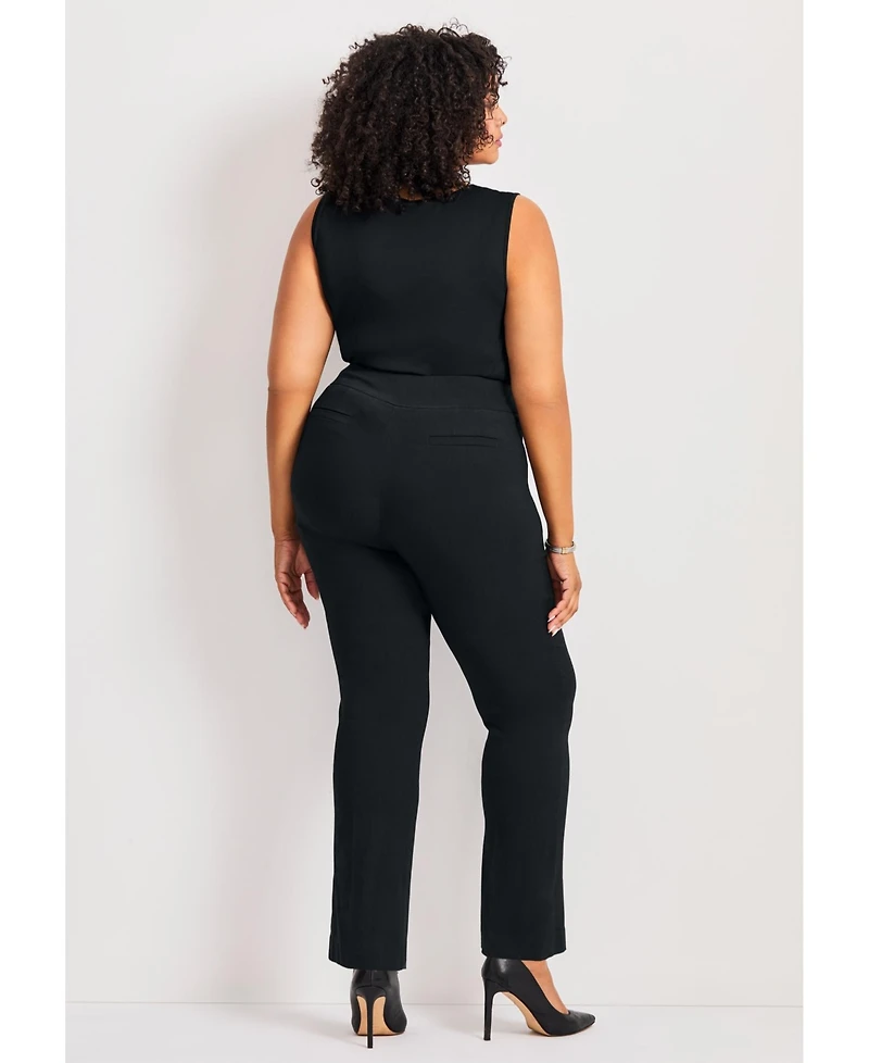 Avenue Women's Super Stretch Zip Pant