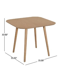 Streamdale Furniture Mid-Century Modern Dining Table with Tapered Legs