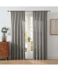 Cannon Percale 200 Thread Count Solid 100 Cotton Drape Pair 2 Piece Window Curtain
