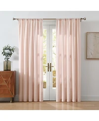 Cannon Percale 200 Thread Count Solid 100% Cotton Drape Pair 2 Piece Window Curtain