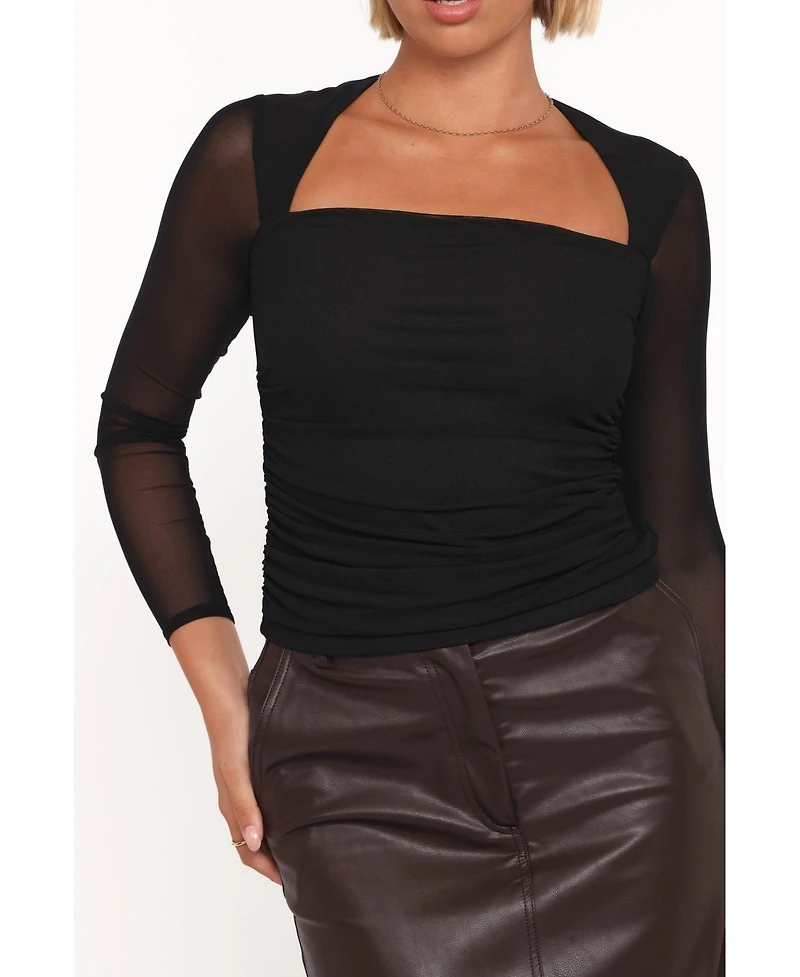 Petal and Pup Women's Cerys Mesh Long-Sleeve Top