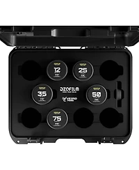 Dzofilm Vespid Prime Cinema 5-Lens Kit with 12mm T2.8 and 25mm, 35mm, 50mm, 75mm T2.1 Lens for Pl & Ef Mount