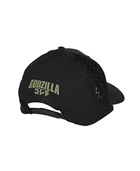 Godzilla Men's Rubber Badge Adult Structured Baseball Cap With Mesh Panels