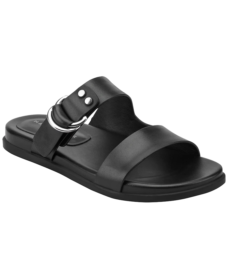 Marc Fisher Ltd Women's Gia Flat Slip-On Sandals