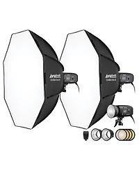 Westcott FJ400-se 400Ws Daylight Studio Strobe 3-Light Kit with Fj-X3 M Universal Wireless Trigger