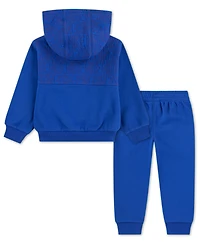 Nike Boys' Toddler 2T-4T Quilted Hoodie and Pants, 2-Piece Set