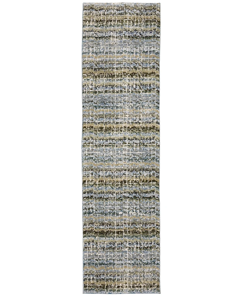 Oriental Weavers Atlas 747B 2'6" x 12' Runner Area Rug