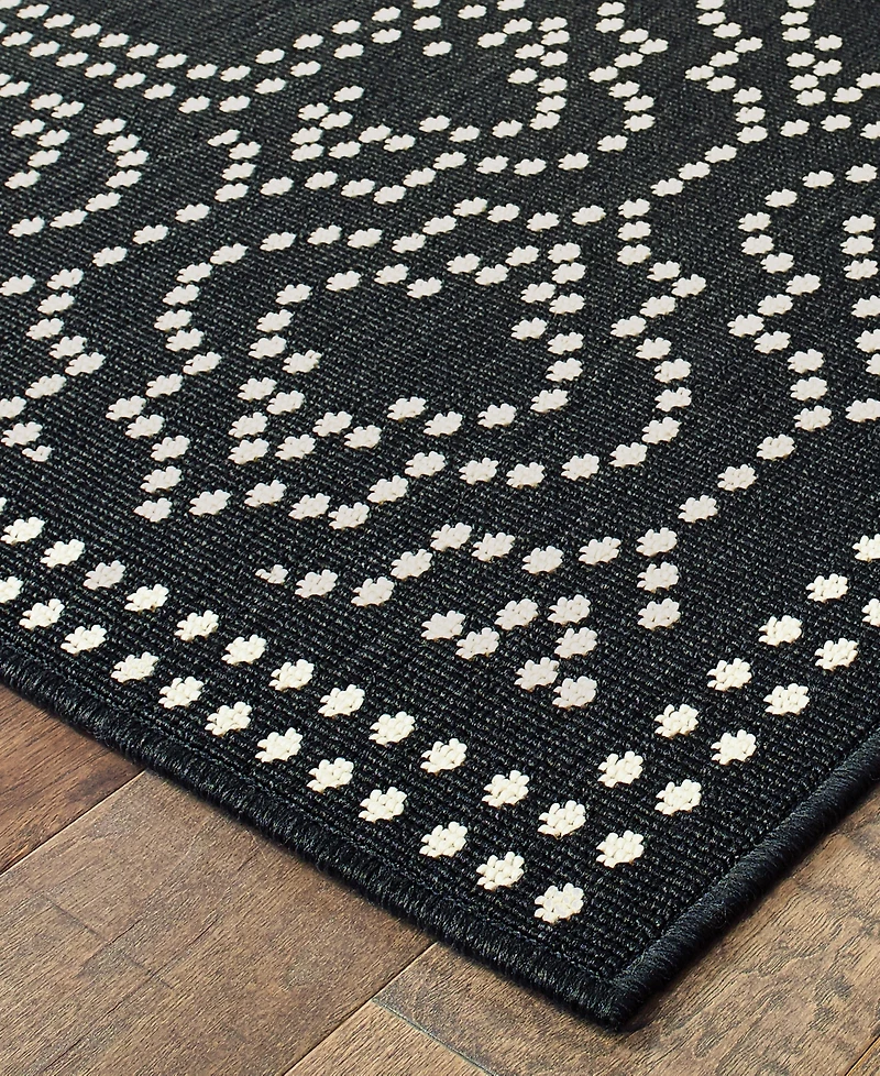 Oriental Weavers Marina 1247K 7'10" x 10'10" Indoor/Outdoor Area Rug