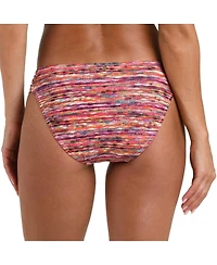Sunshine 79 Women's Shimmer Ripple Side Shirred Hipster Bottom