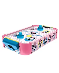 World Tech Toys Minnie Mouse Electronic Tabletop Air Hockey Wood