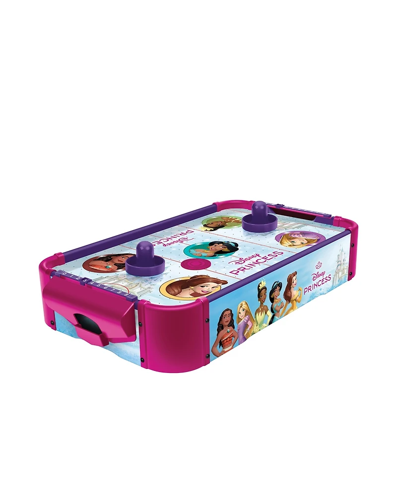 World Tech Toys Disney Princess Electronic Tabletop Air Hockey Wood