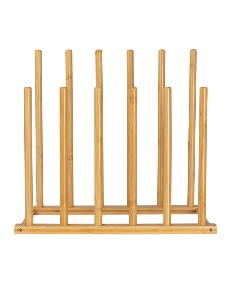 Household Essentials Bamboo 6 Pair Boot Rack, Natural