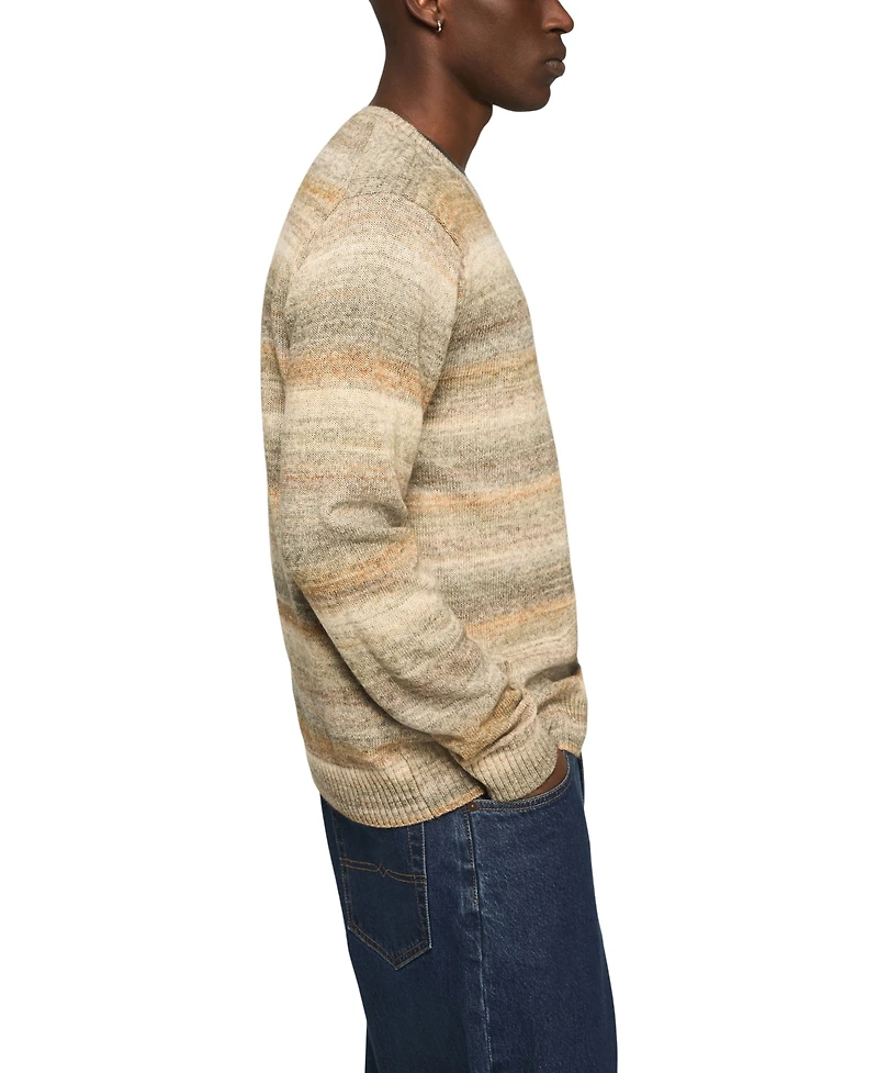 Lucky Brand Men's Space Dye Crewneck Sweater