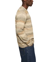 Lucky Brand Men's Space Dye Crewneck Sweater