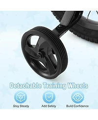 Sugift 12 Inch Kids Bike with Basket and Training Wheels for Children Aged 3-8 Years Old