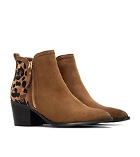 Xti Women's Suede Heeled Ankle Booties