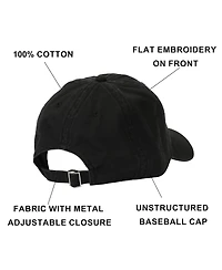 Sonic the Hedgehog Men's Smiling Sonic Black Unstructured Baseball Cap