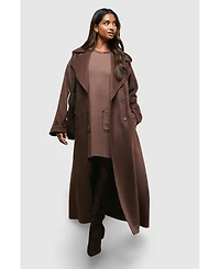Oasis Women's Cuff Detail Belted Coat