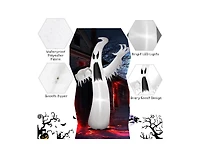 Mondawe 12 ft Halloween Inflatable Ghost with Led Lights