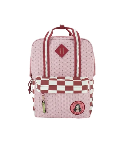 Demon Slayer Logo Cotton Canvas Women's Pink Mini Backpack