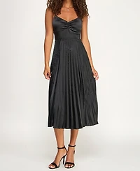 Katia Rae Juniors' Tie-Back Detail Midi Dress