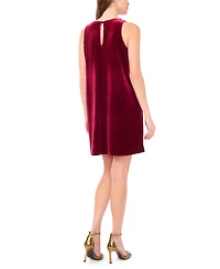 Msk Women's Crewneck Keyhole Back Dress